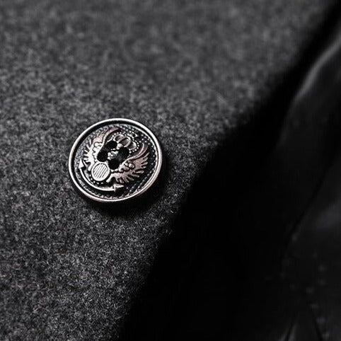 Zulski® S1270 Men’s Luxury Wool Overcoat