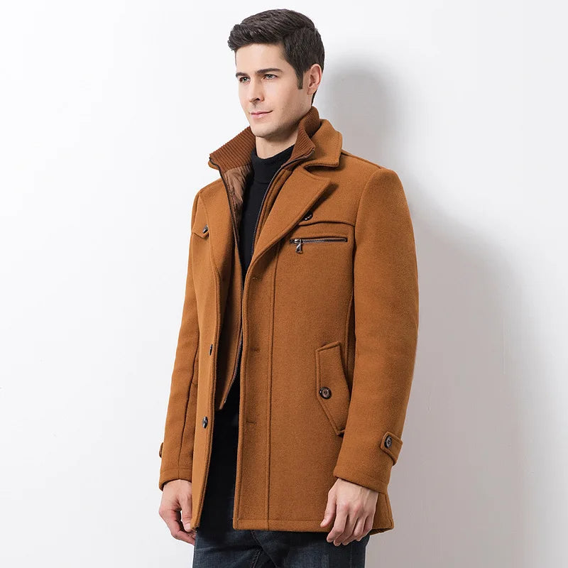 Zulski® S1271 Men’s Luxury British-Style Coat