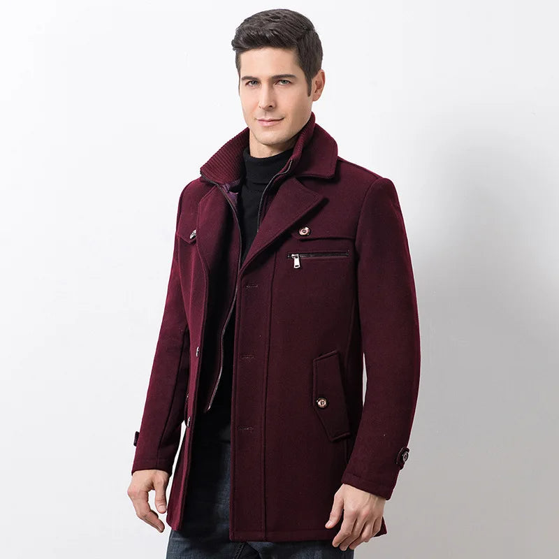 Zulski® S1271 Men’s Luxury British-Style Coat