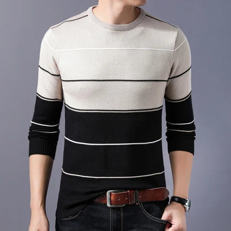 Zulski® Men’s Striped Sweater