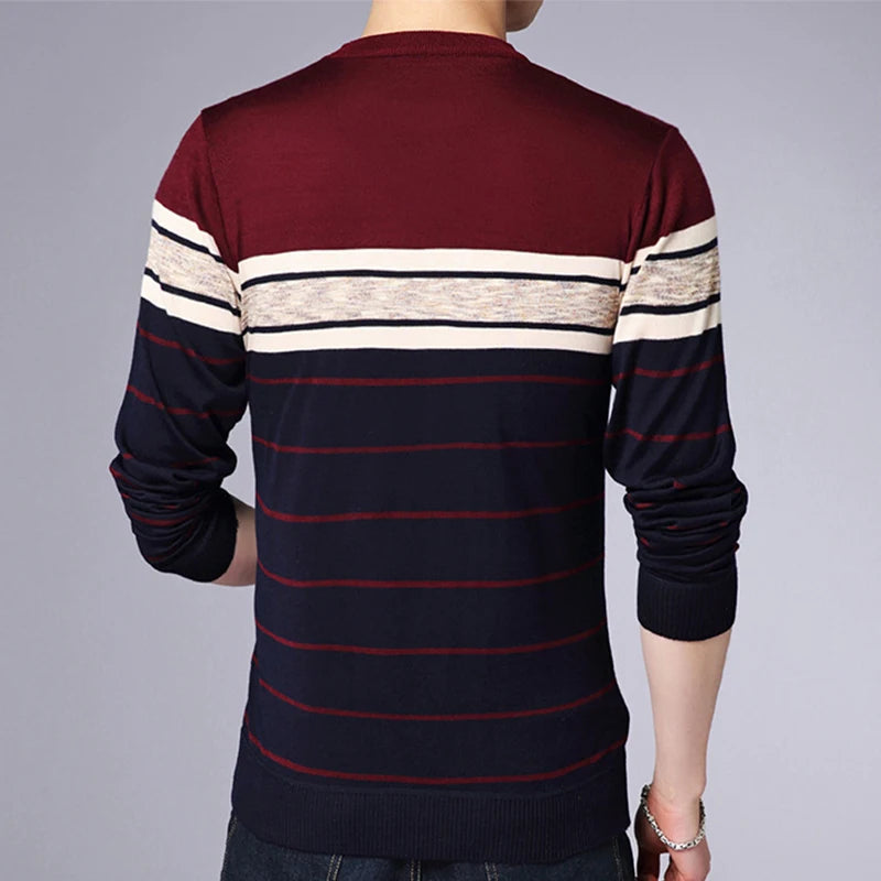 Zulski® Men’s Striped Sweater