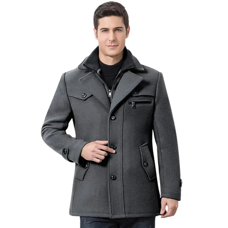 Zulski® S1271 Men’s Luxury British-Style Coat