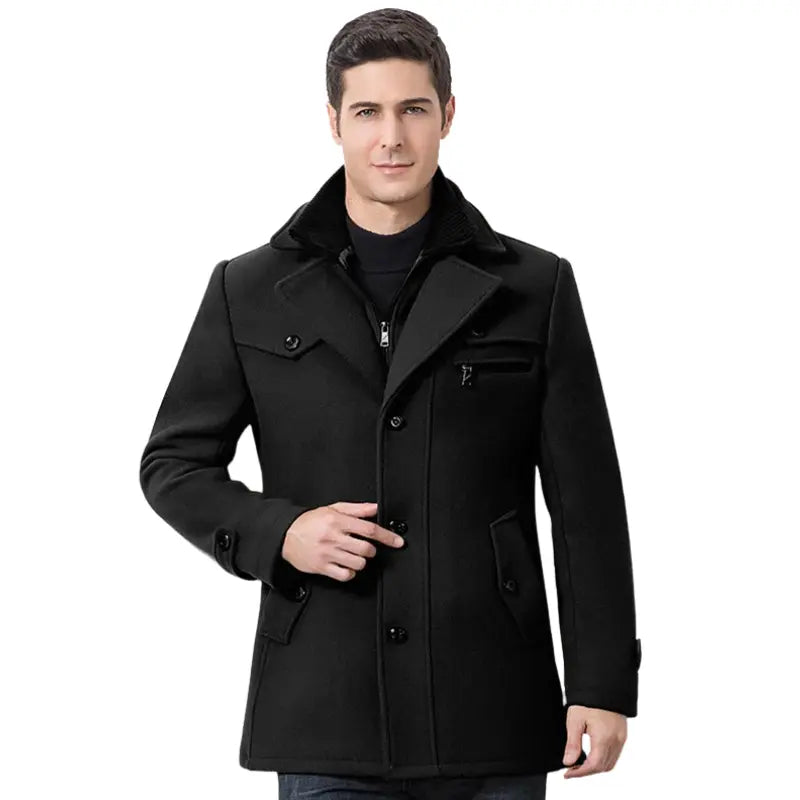 Zulski® S1271 Men’s Luxury British-Style Coat