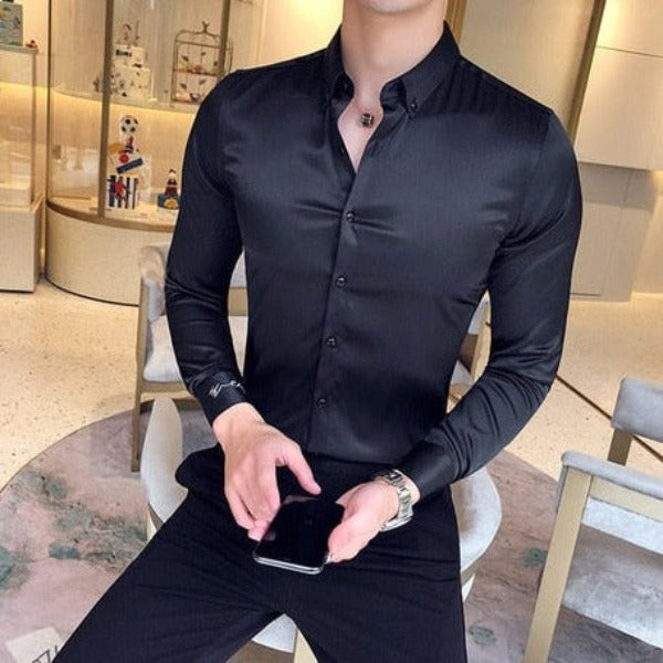 Zulski® Men’s Slim Elegance Dress Shirt