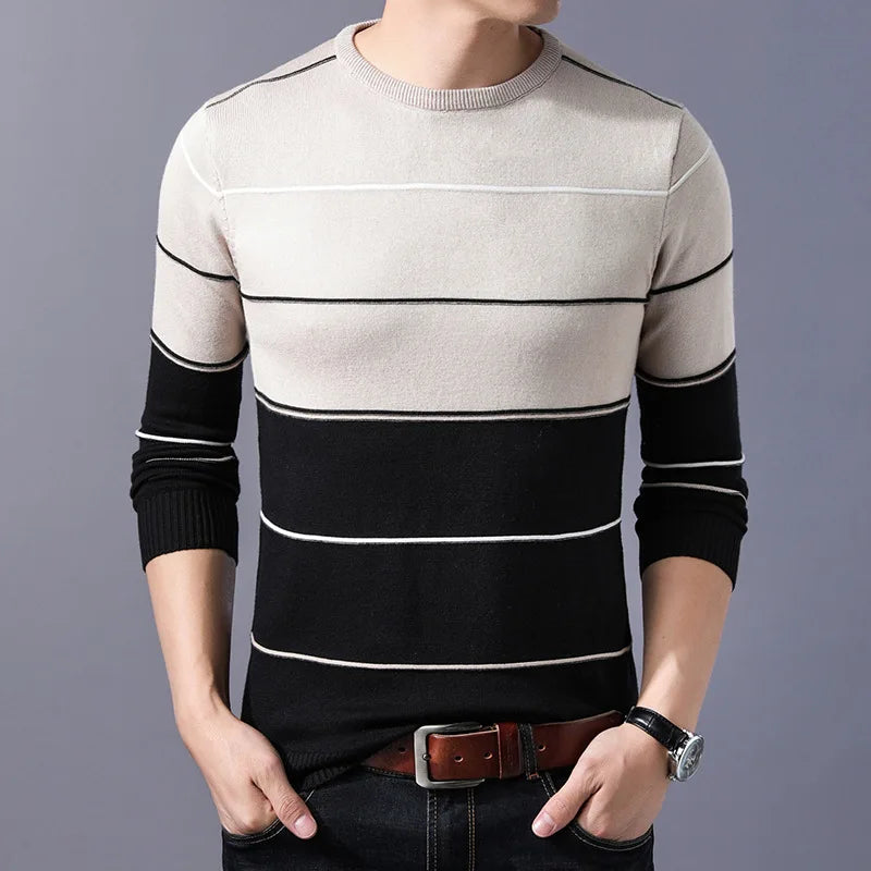 Zulski® Men’s Striped Sweater