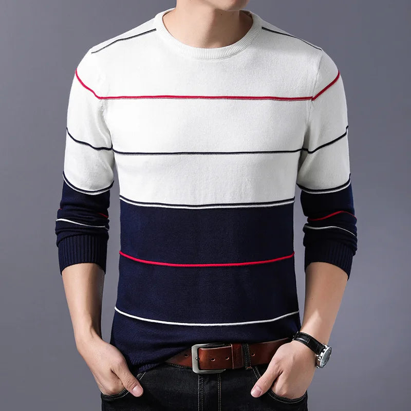 Zulski® Men’s Striped Sweater