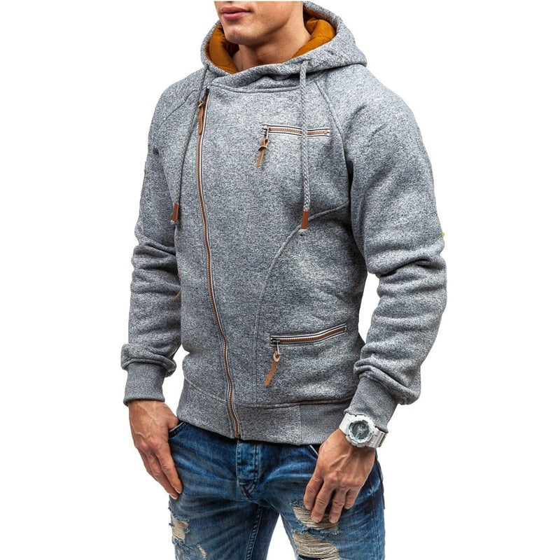 Zulski® Daft Men’s Zip-Up Hoodie