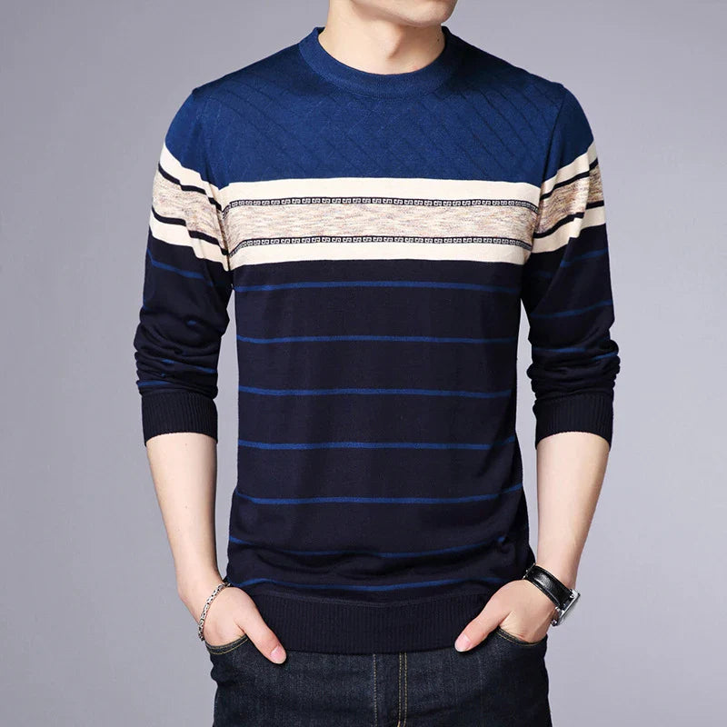 Zulski® Men’s Striped Sweater