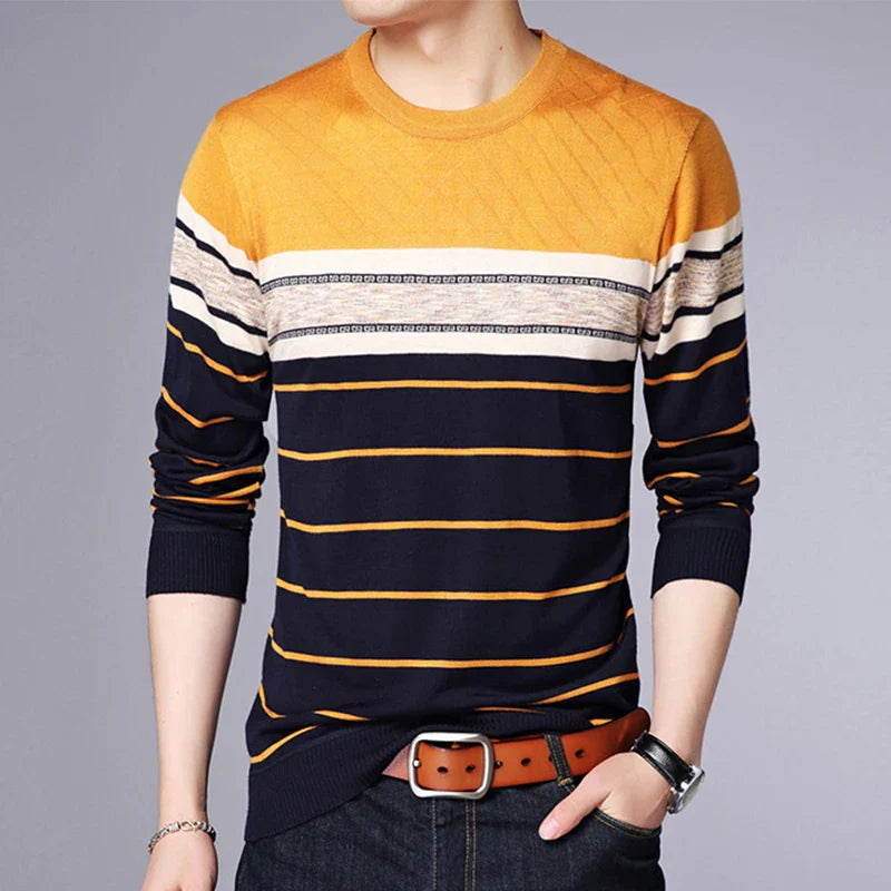Zulski® Men’s Striped Sweater