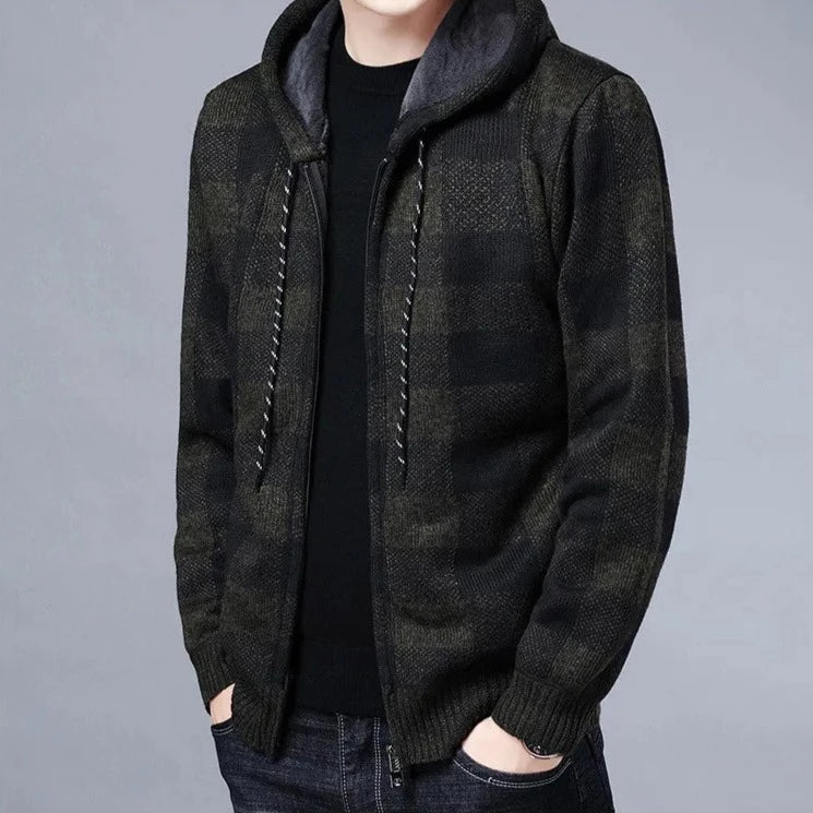 Zulski® S1141 Men’s Plaid Hoodie