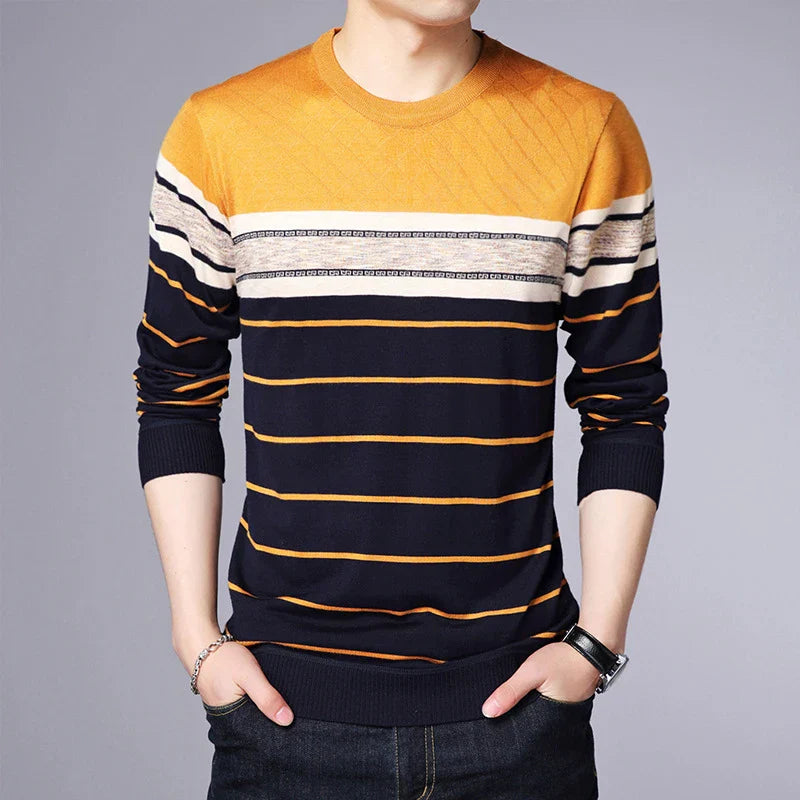 Zulski® Men’s Striped Sweater