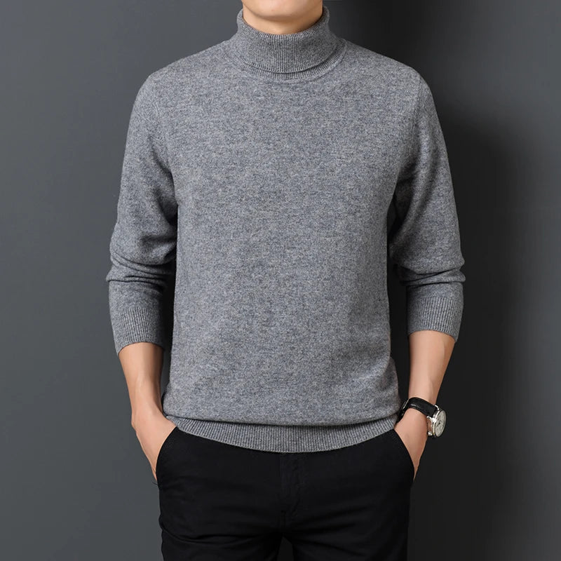 Zulski® S1314 Men’s Turtleneck Sweater