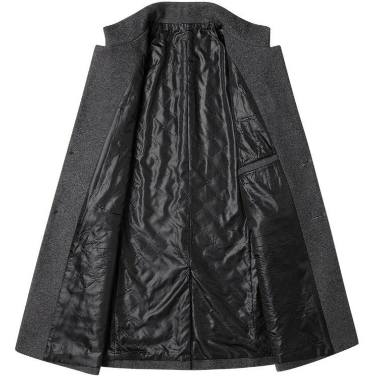 Zulski® S1270 Men’s Luxury Wool Overcoat