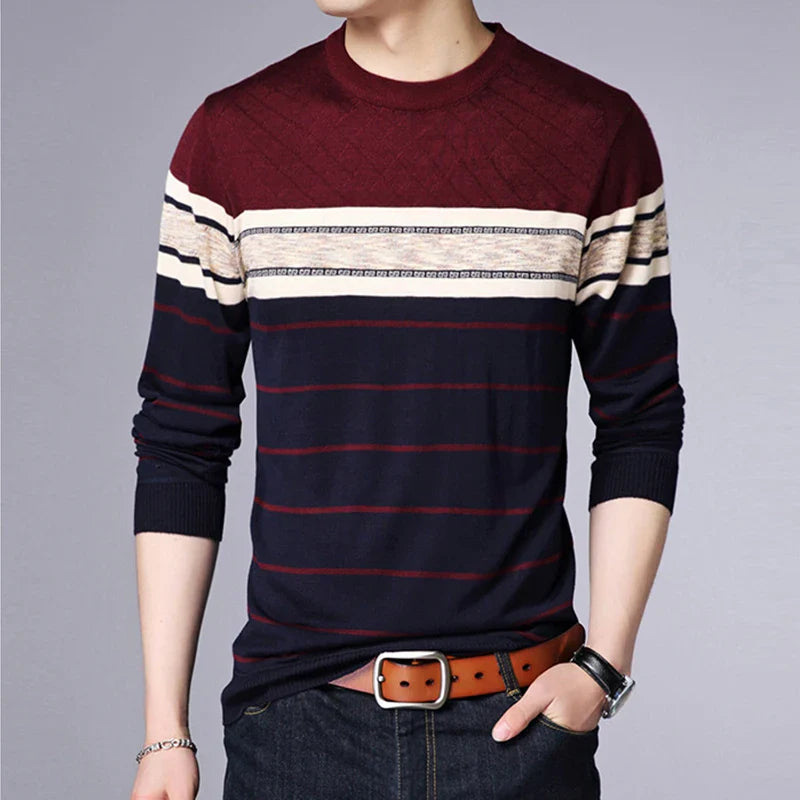 Zulski® Men’s Striped Sweater