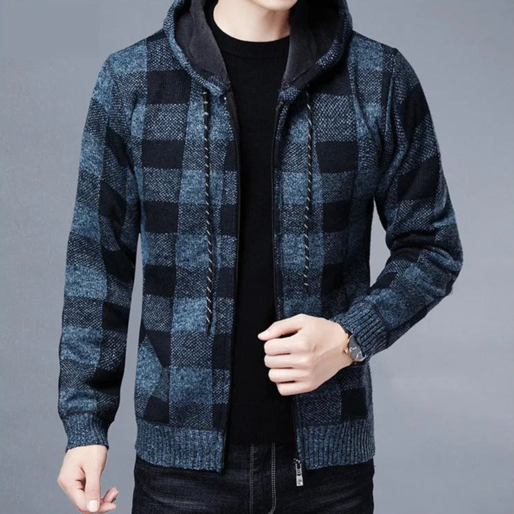 Zulski® S1141 Men’s Plaid Hoodie