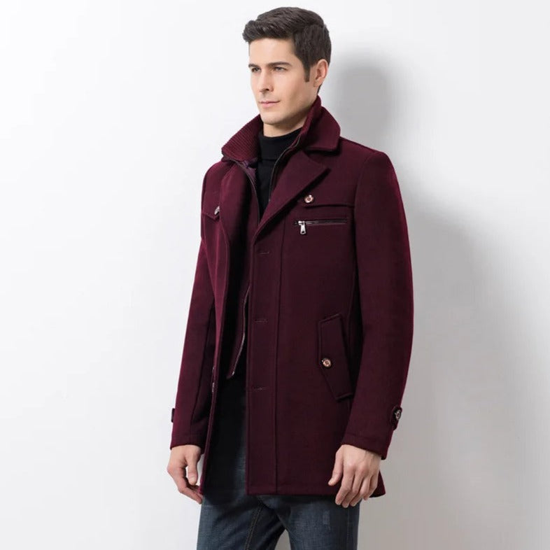 Zulski® S1271 Men’s Luxury British-Style Coat