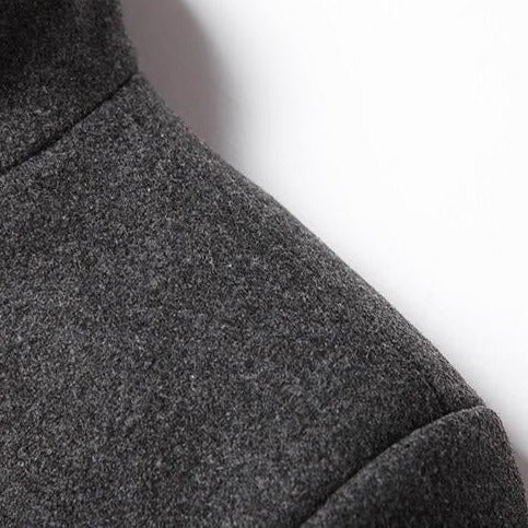 Zulski® S1270 Men’s Luxury Wool Overcoat
