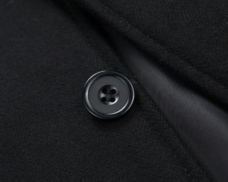 Zulski® S1257 Men’s Plus Size Luxury Wool Overcoat