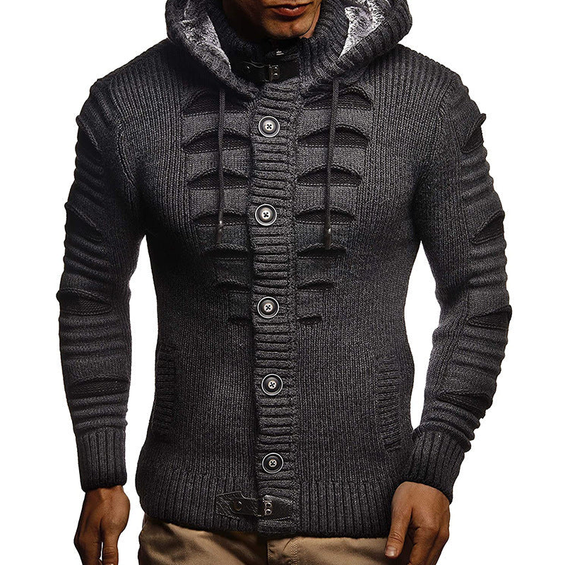 Zulski® Men’s Knitted Hoodie