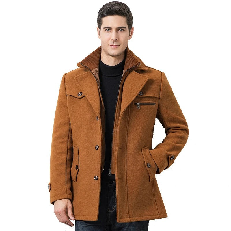 Zulski® S1271 Men’s Luxury British-Style Coat