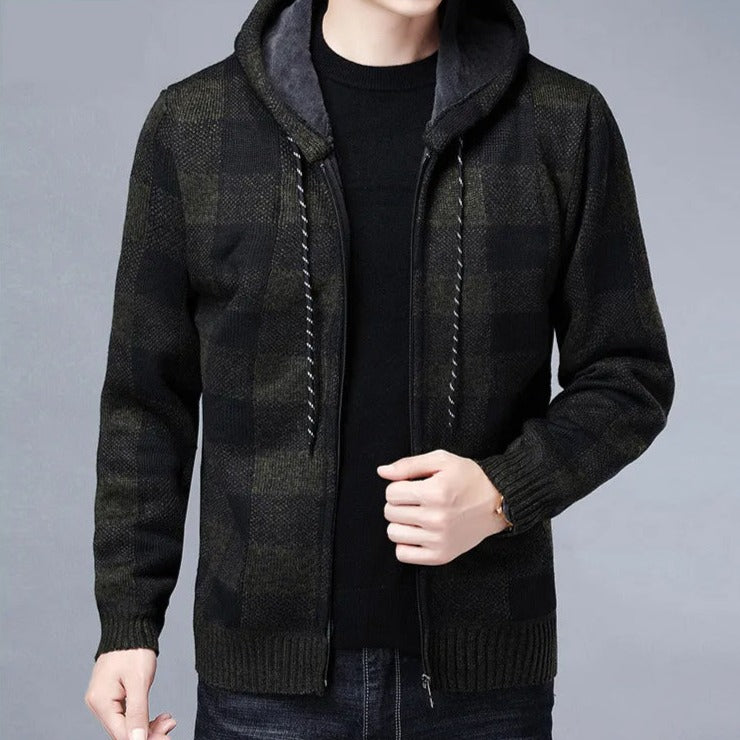 Zulski® S1141 Men’s Plaid Hoodie