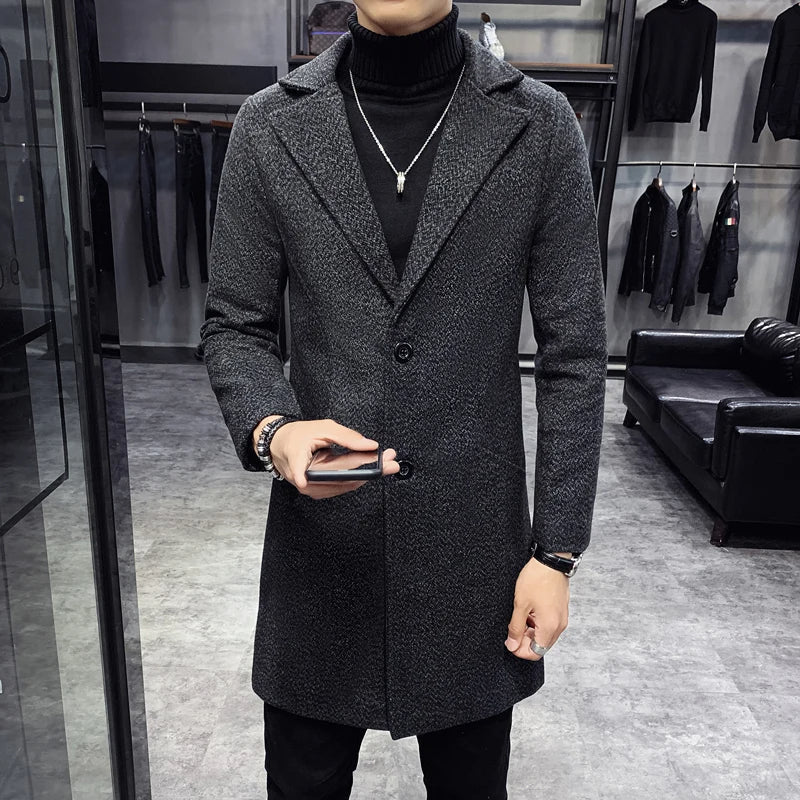 Zulski® Men’s Elegant Brigite Long Overcoat