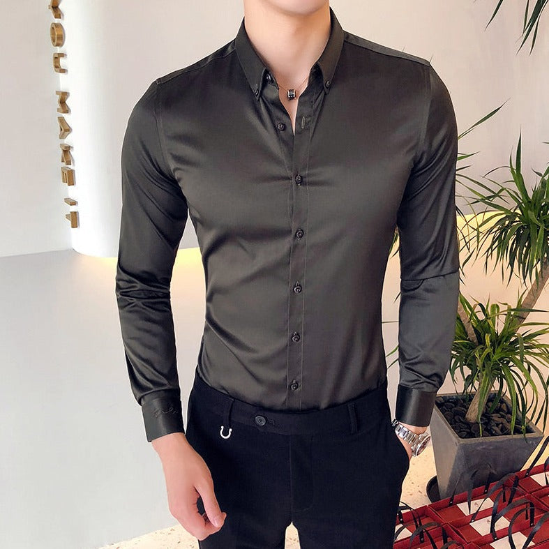 Zulski® Men’s Slim Elegance Dress Shirt