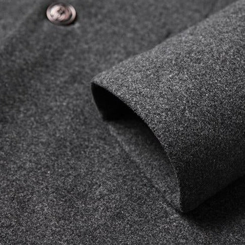 Zulski® S1270 Men’s Luxury Wool Overcoat