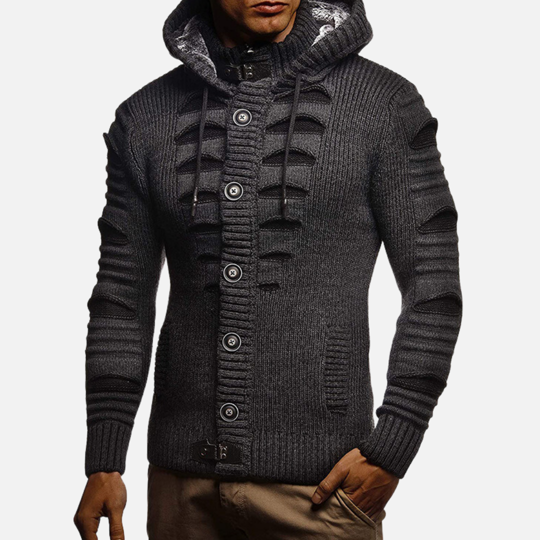 Zulski® Men’s Knitted Hoodie