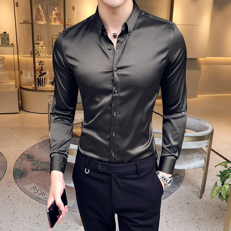 Zulski® Men’s Slim Elegance Dress Shirt