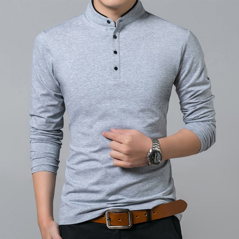 Zulski® Men’s Long Sleeve Shirt – Elegant Fit