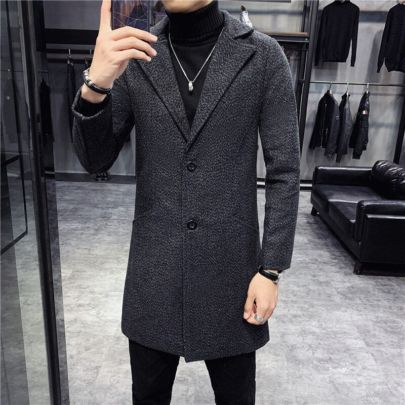 Zulski® Men’s Elegant Brigite Long Overcoat