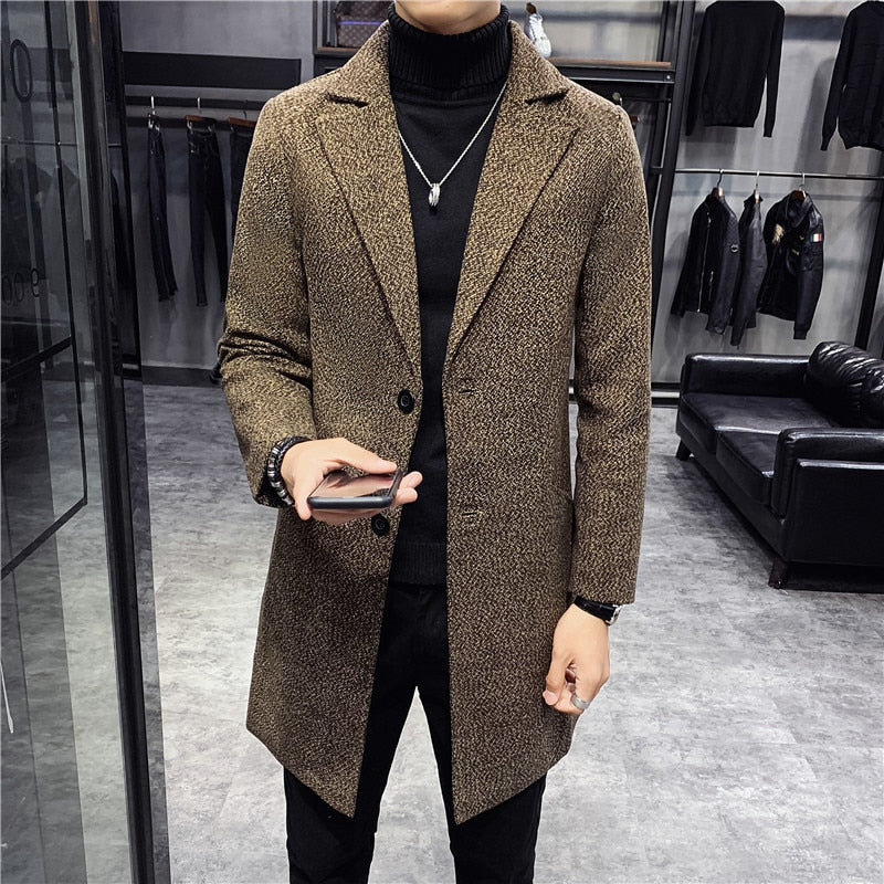 Zulski® Men’s Elegant Brigite Long Overcoat