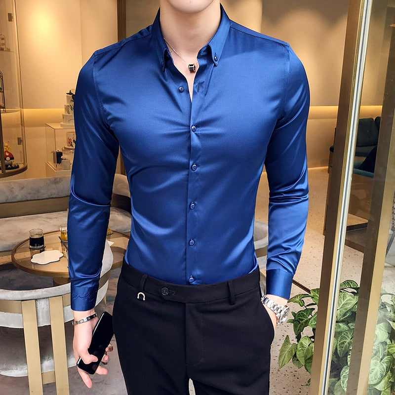 Zulski® Men’s Slim Elegance Dress Shirt