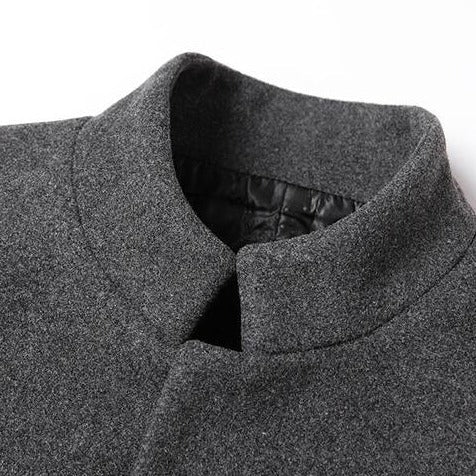 Zulski® S1270 Men’s Luxury Wool Overcoat