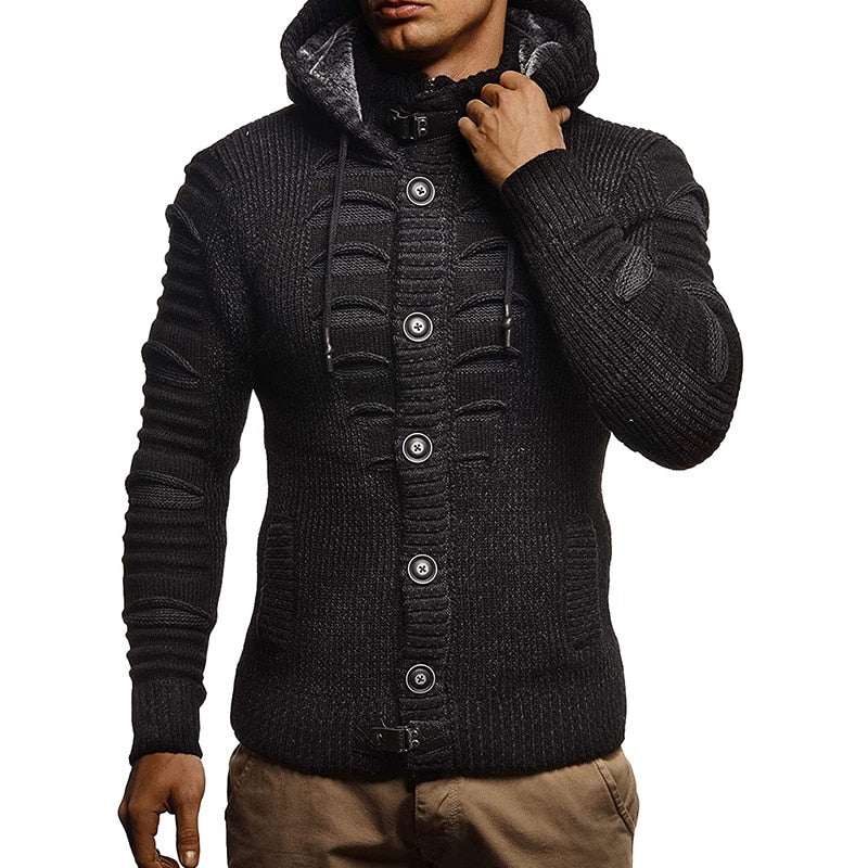 Zulski® Men’s Knitted Hoodie