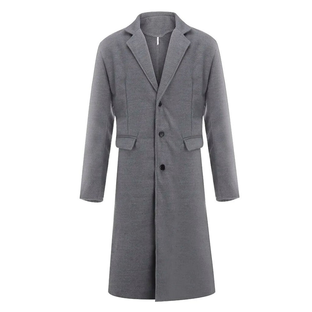 Zulski® Men’s Long Over-the-Knee Overcoat