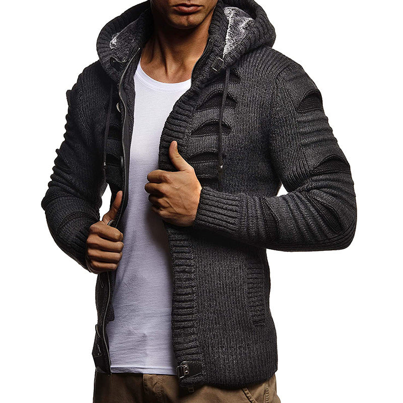 Zulski® Men’s Knitted Hoodie